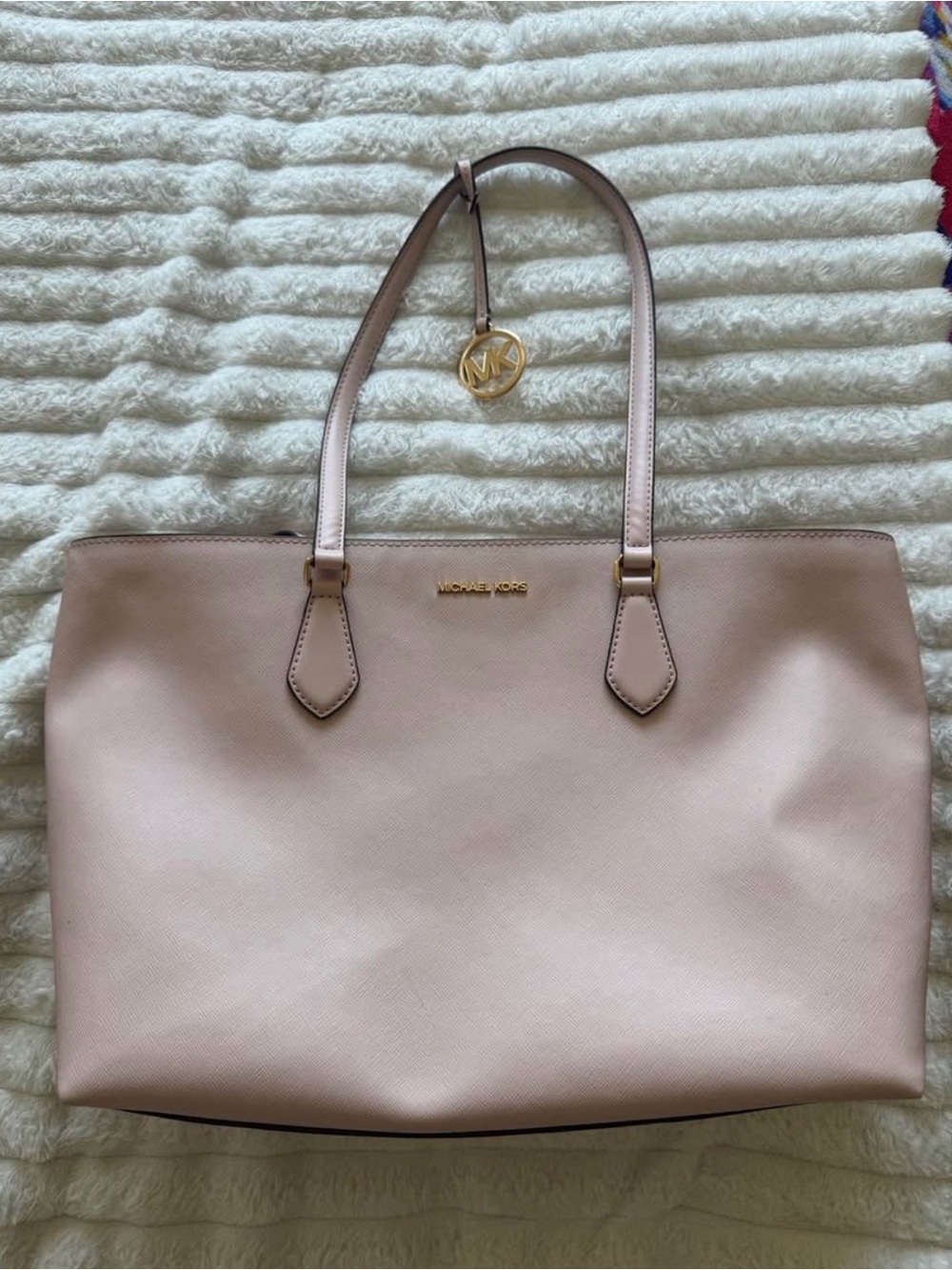Michael Kors Blush Pink Saffiano Leather Tote